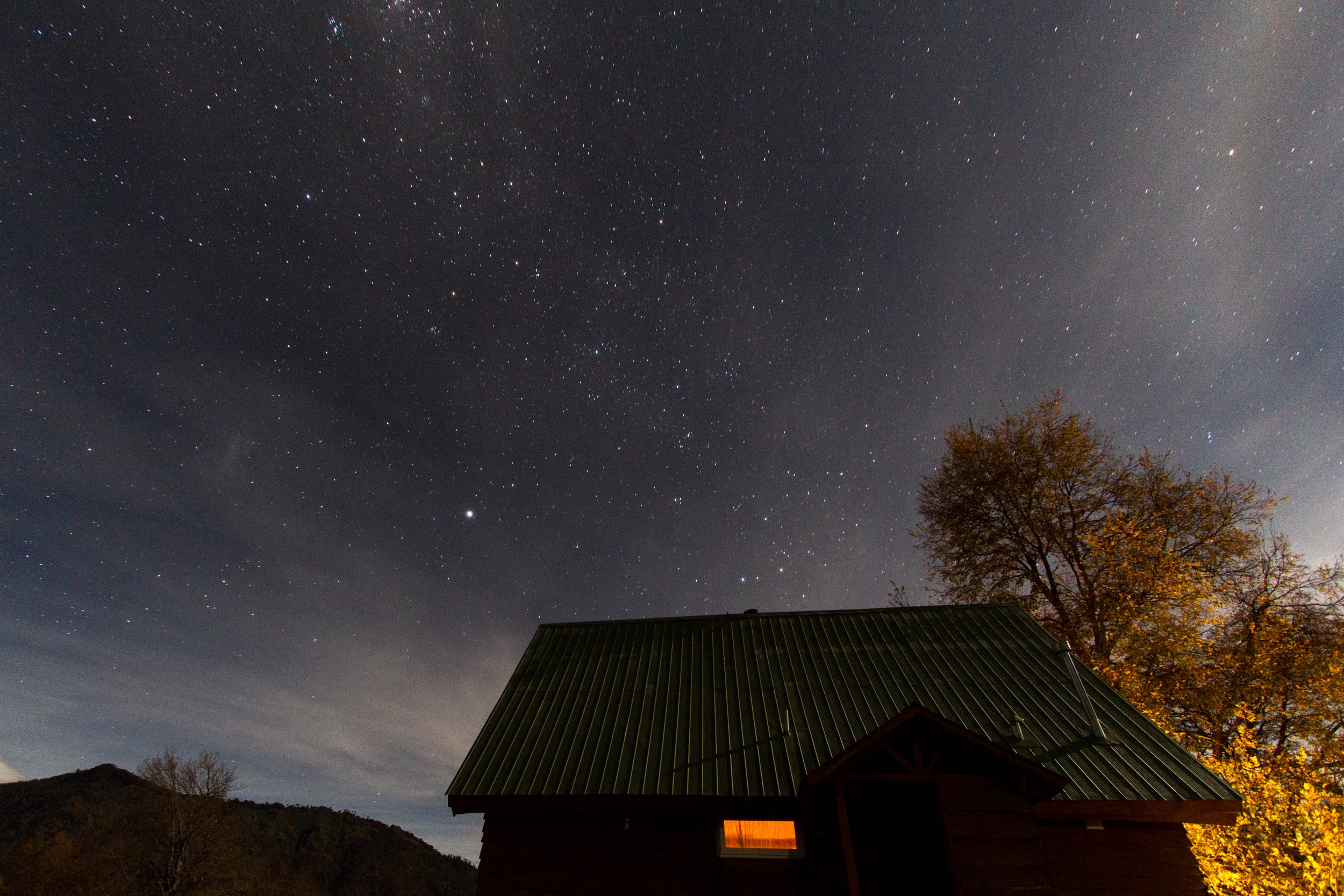 Dark sky cabins in Malalcahuello Chile