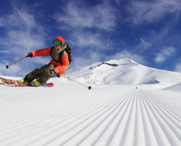 Skiing in Andes, Chile